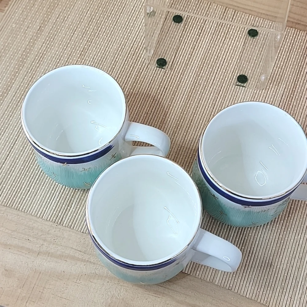 Pier 1 Set of 3 Anthropologie Artist Mugs